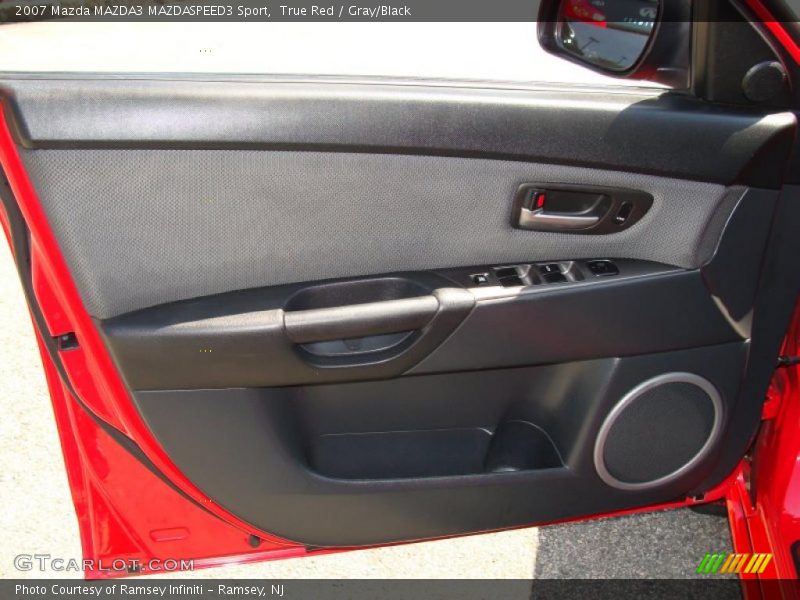 True Red / Gray/Black 2007 Mazda MAZDA3 MAZDASPEED3 Sport