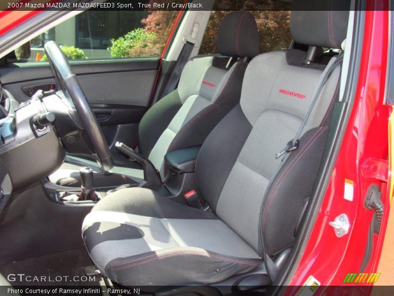 True Red / Gray/Black 2007 Mazda MAZDA3 MAZDASPEED3 Sport