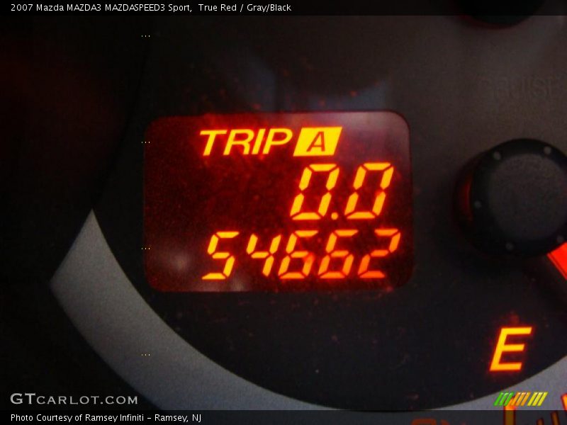 True Red / Gray/Black 2007 Mazda MAZDA3 MAZDASPEED3 Sport