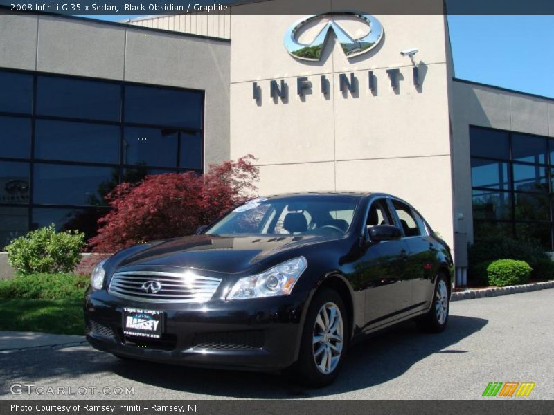 Black Obsidian / Graphite 2008 Infiniti G 35 x Sedan