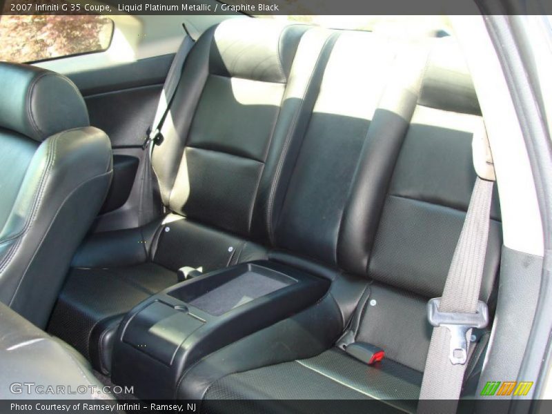 Liquid Platinum Metallic / Graphite Black 2007 Infiniti G 35 Coupe