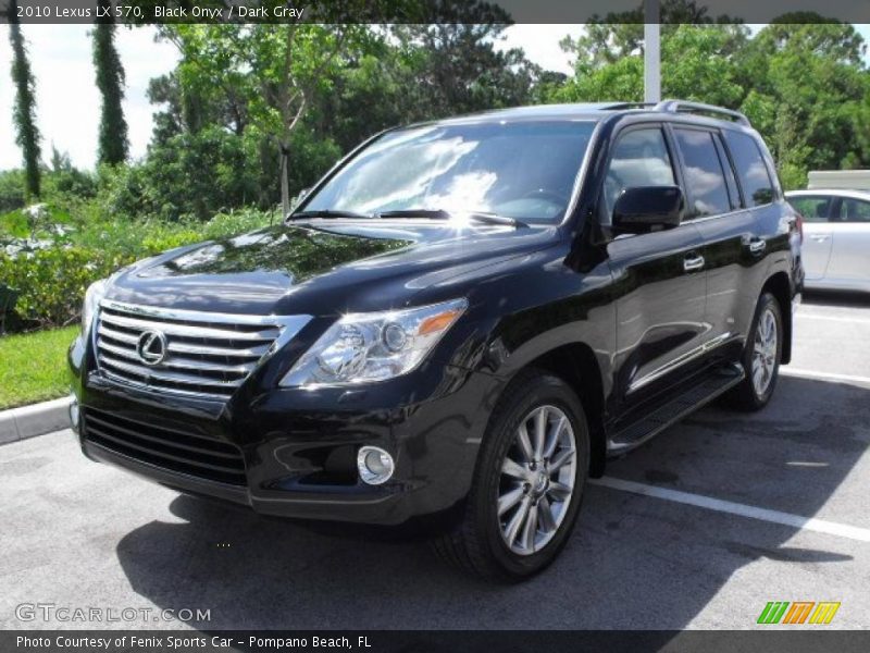 Black Onyx / Dark Gray 2010 Lexus LX 570