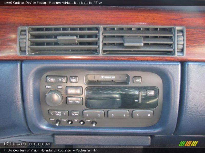 Medium Adriatic Blue Metallic / Blue 1996 Cadillac DeVille Sedan