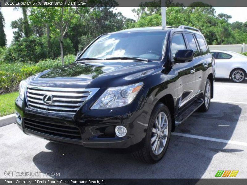 Black Onyx / Dark Gray 2010 Lexus LX 570