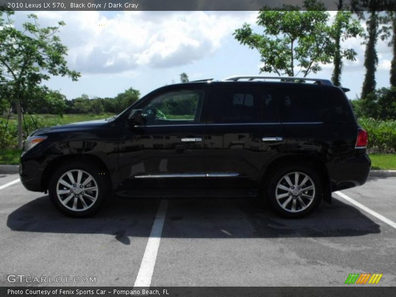 Black Onyx / Dark Gray 2010 Lexus LX 570