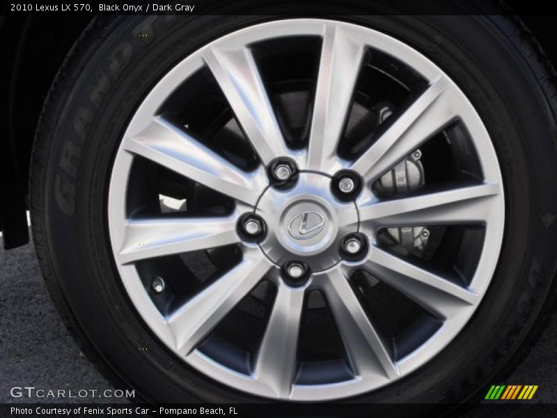 Black Onyx / Dark Gray 2010 Lexus LX 570