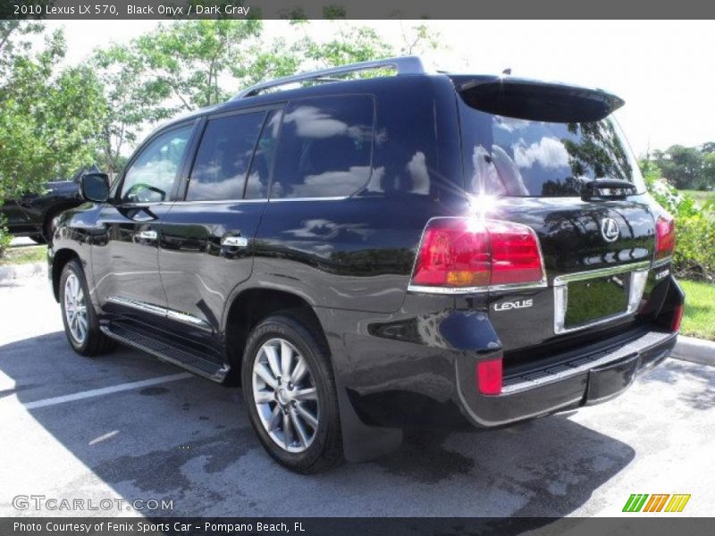 Black Onyx / Dark Gray 2010 Lexus LX 570