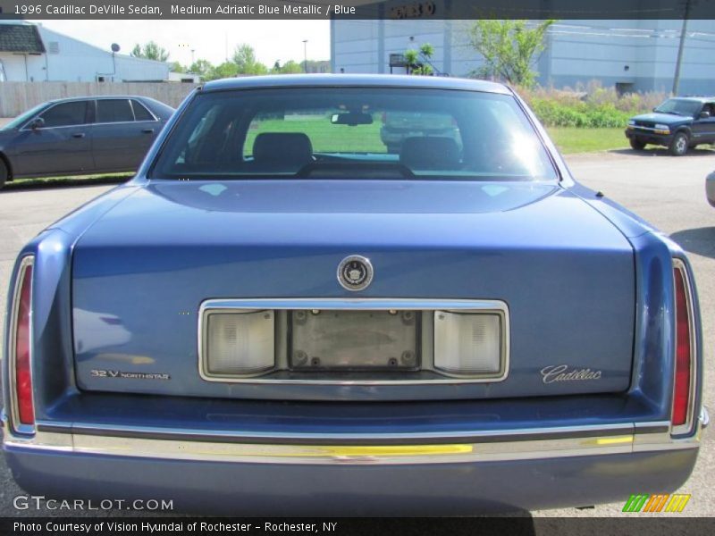 Medium Adriatic Blue Metallic / Blue 1996 Cadillac DeVille Sedan