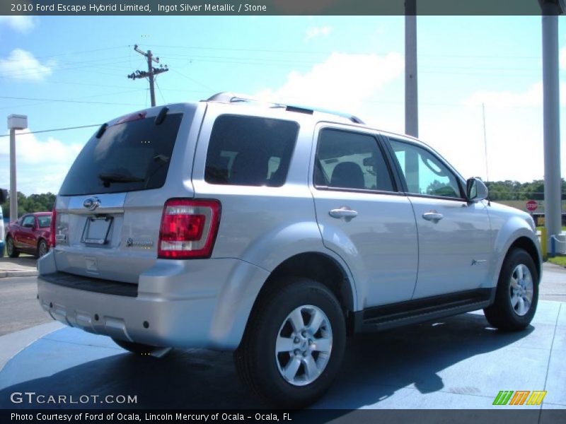 Ingot Silver Metallic / Stone 2010 Ford Escape Hybrid Limited