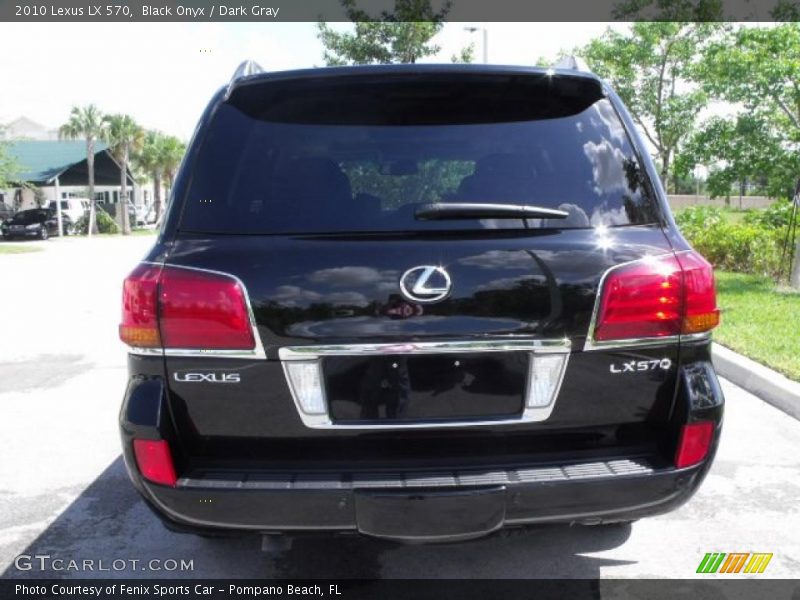 Black Onyx / Dark Gray 2010 Lexus LX 570