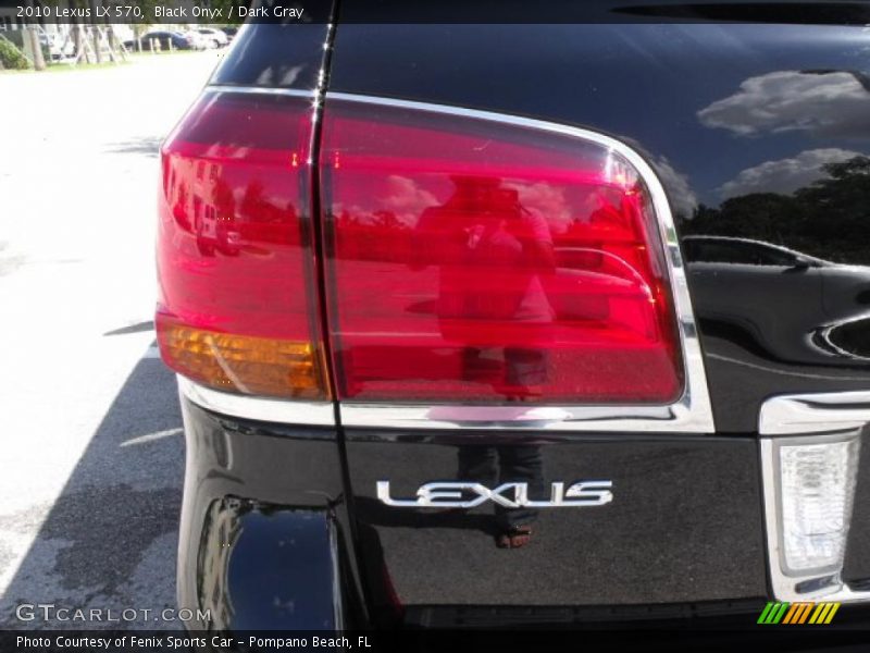 Black Onyx / Dark Gray 2010 Lexus LX 570