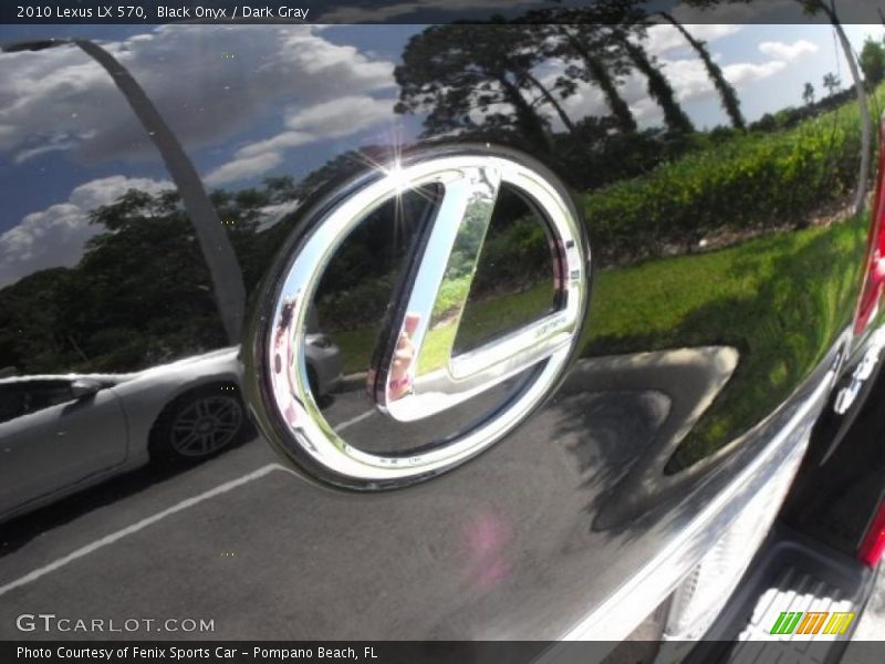 Black Onyx / Dark Gray 2010 Lexus LX 570