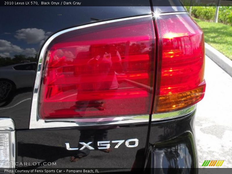 Black Onyx / Dark Gray 2010 Lexus LX 570