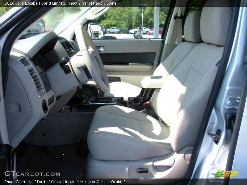 Ingot Silver Metallic / Stone 2010 Ford Escape Hybrid Limited