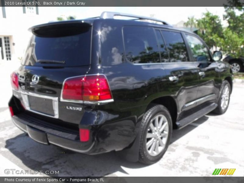 Black Onyx / Dark Gray 2010 Lexus LX 570