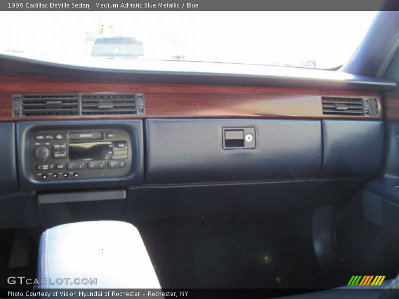 Medium Adriatic Blue Metallic / Blue 1996 Cadillac DeVille Sedan