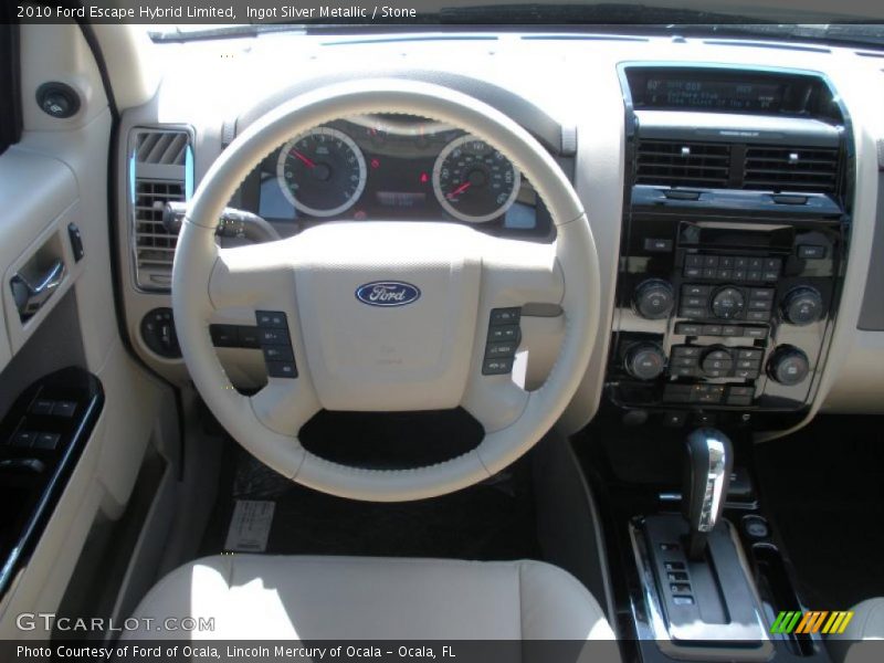 Ingot Silver Metallic / Stone 2010 Ford Escape Hybrid Limited