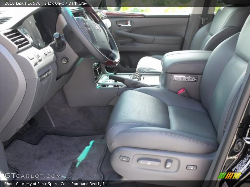 Black Onyx / Dark Gray 2010 Lexus LX 570
