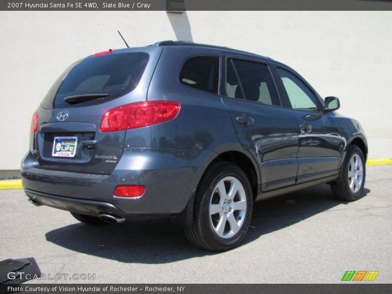 Slate Blue / Gray 2007 Hyundai Santa Fe SE 4WD