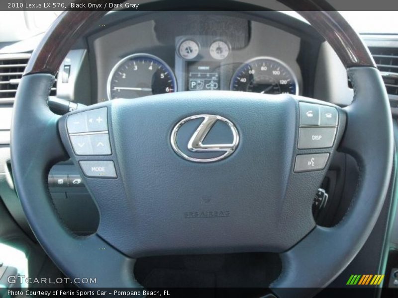 Black Onyx / Dark Gray 2010 Lexus LX 570