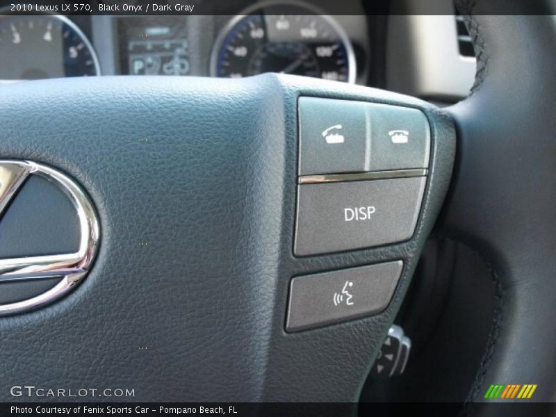 Black Onyx / Dark Gray 2010 Lexus LX 570