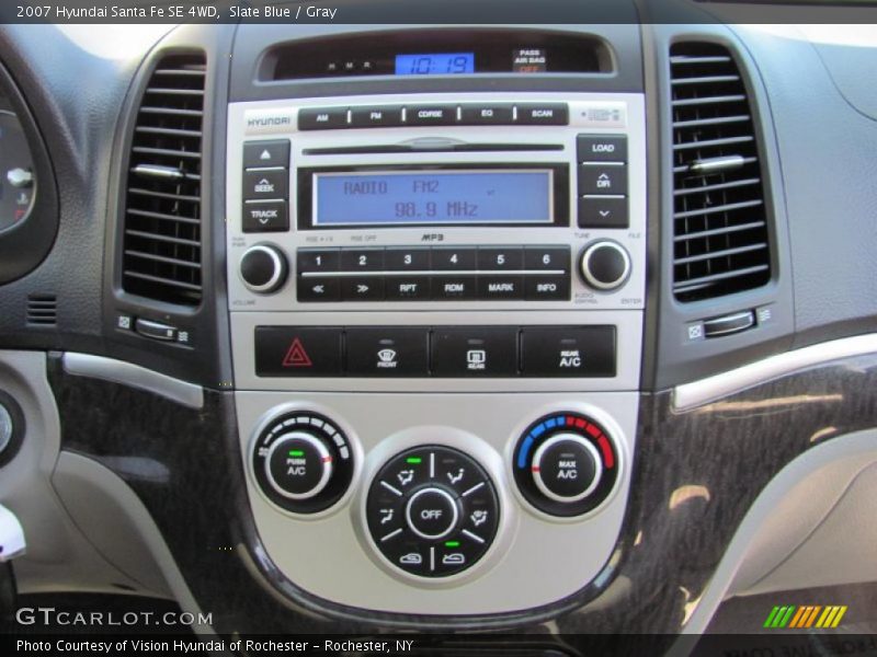Slate Blue / Gray 2007 Hyundai Santa Fe SE 4WD