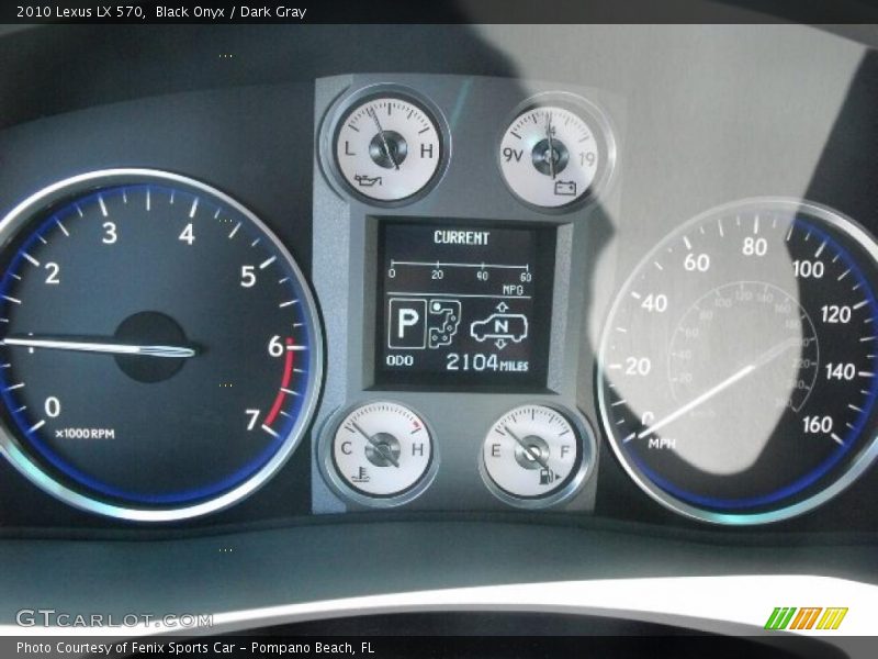 Black Onyx / Dark Gray 2010 Lexus LX 570