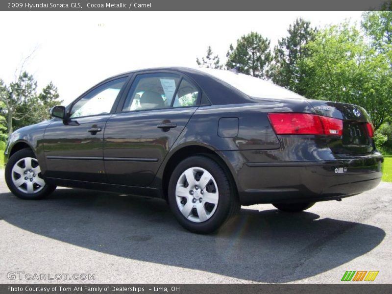 Cocoa Metallic / Camel 2009 Hyundai Sonata GLS
