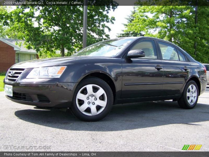 Cocoa Metallic / Camel 2009 Hyundai Sonata GLS
