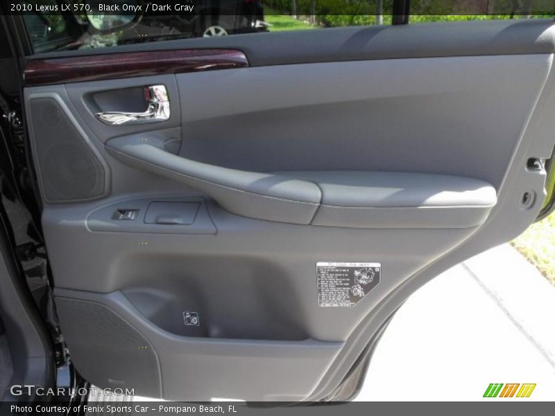 Black Onyx / Dark Gray 2010 Lexus LX 570