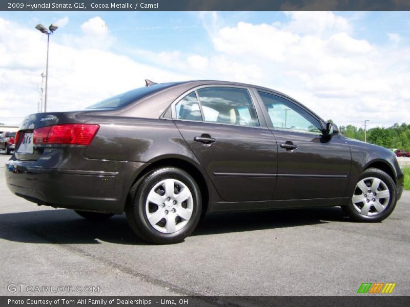 Cocoa Metallic / Camel 2009 Hyundai Sonata GLS