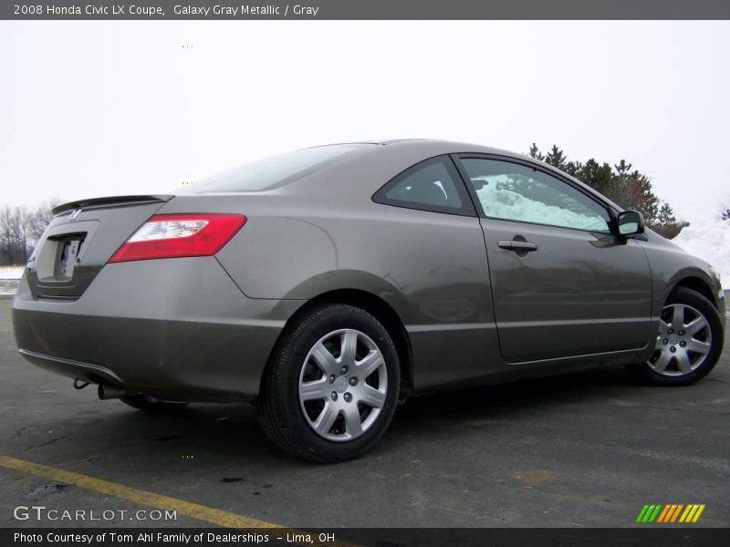 Galaxy Gray Metallic / Gray 2008 Honda Civic LX Coupe