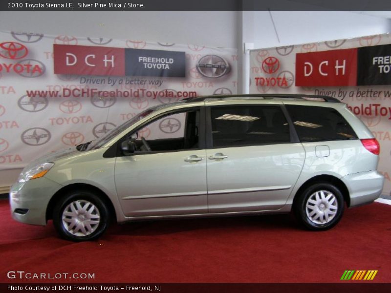 Silver Pine Mica / Stone 2010 Toyota Sienna LE