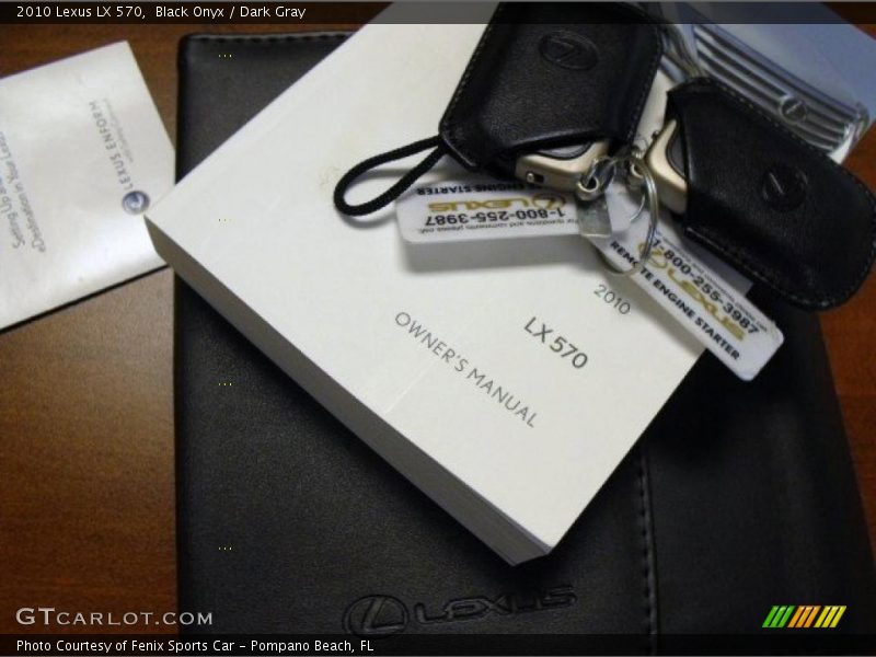 Black Onyx / Dark Gray 2010 Lexus LX 570