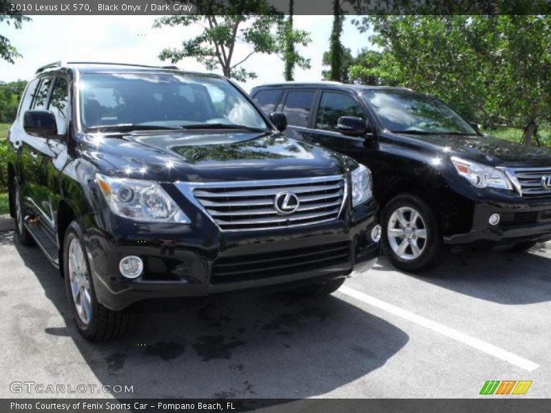 Black Onyx / Dark Gray 2010 Lexus LX 570