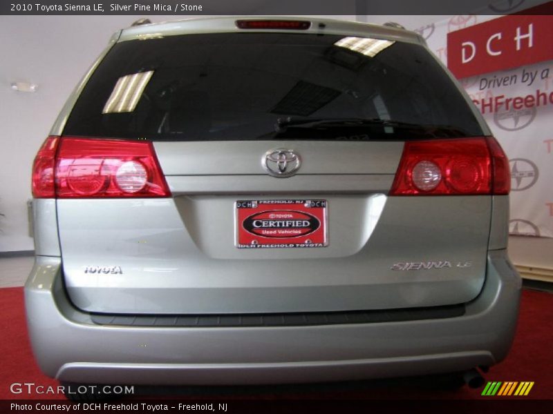 Silver Pine Mica / Stone 2010 Toyota Sienna LE
