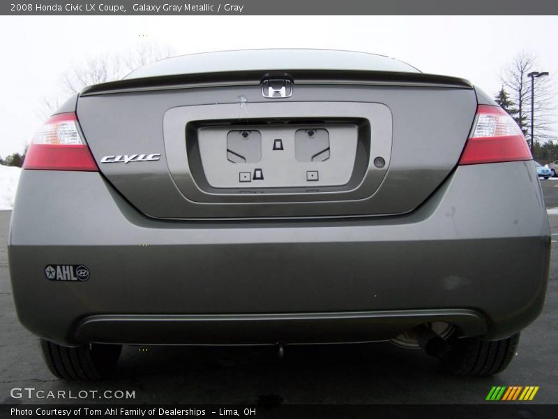 Galaxy Gray Metallic / Gray 2008 Honda Civic LX Coupe