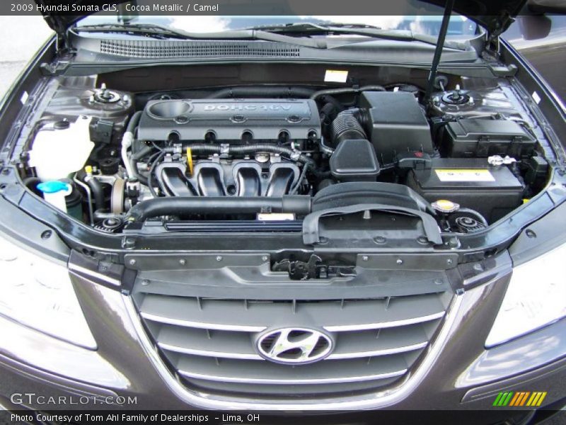Cocoa Metallic / Camel 2009 Hyundai Sonata GLS