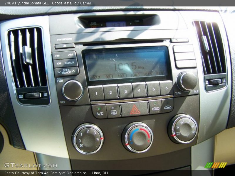 Cocoa Metallic / Camel 2009 Hyundai Sonata GLS