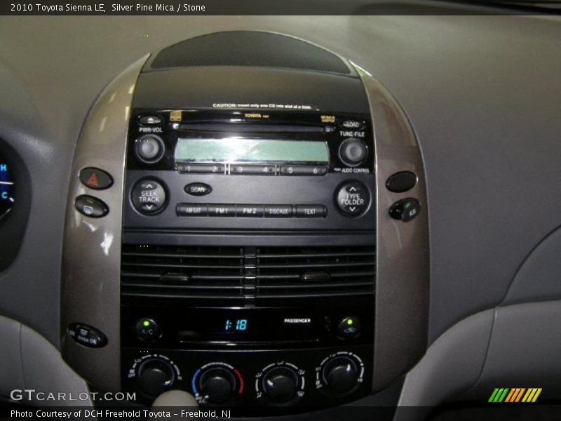 Silver Pine Mica / Stone 2010 Toyota Sienna LE