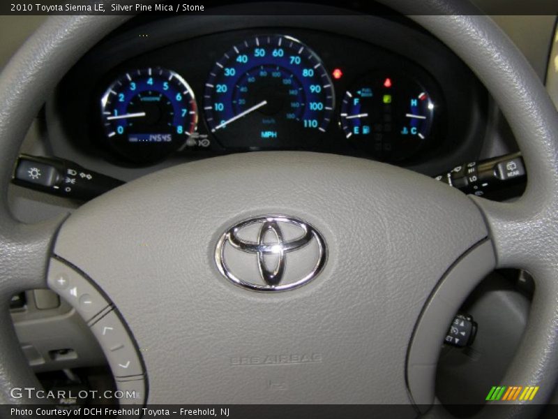 Silver Pine Mica / Stone 2010 Toyota Sienna LE
