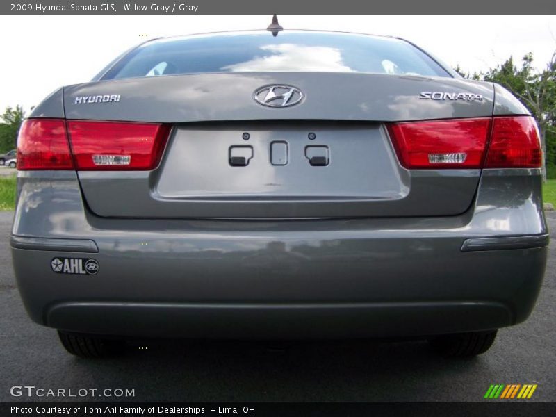 Willow Gray / Gray 2009 Hyundai Sonata GLS