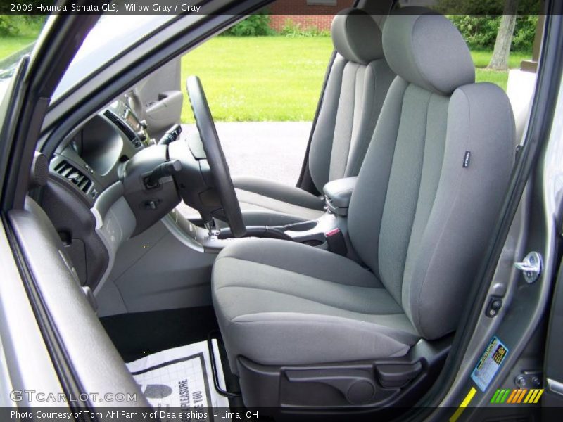 Willow Gray / Gray 2009 Hyundai Sonata GLS