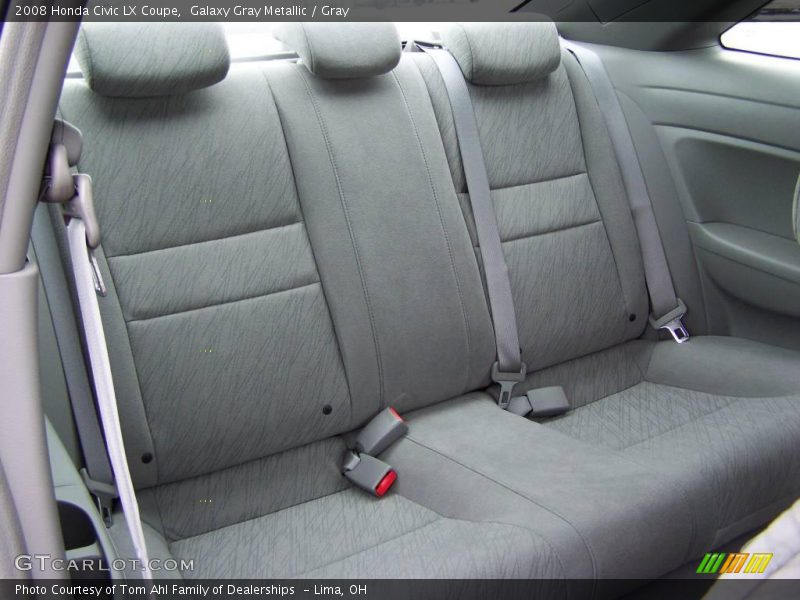 Galaxy Gray Metallic / Gray 2008 Honda Civic LX Coupe