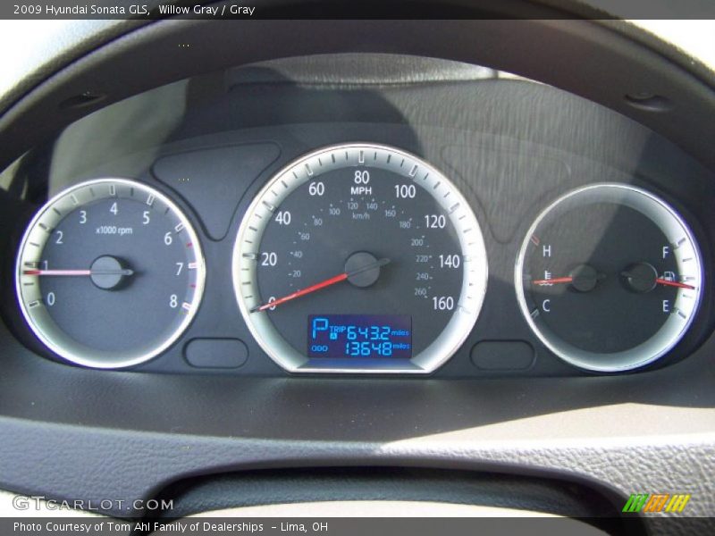 Willow Gray / Gray 2009 Hyundai Sonata GLS