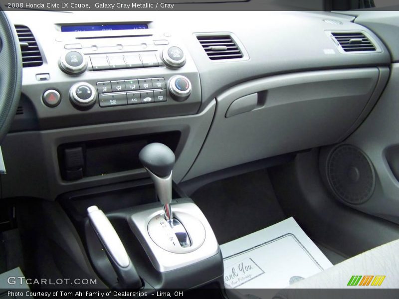 Galaxy Gray Metallic / Gray 2008 Honda Civic LX Coupe
