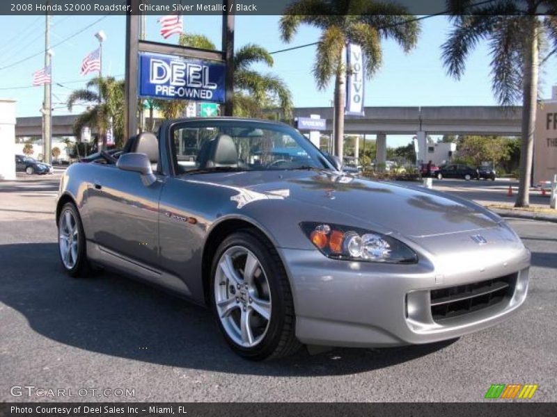 Chicane Silver Metallic / Black 2008 Honda S2000 Roadster