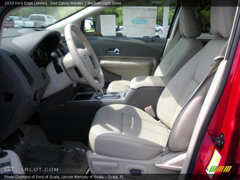 Red Candy Metallic / Medium Light Stone 2010 Ford Edge Limited