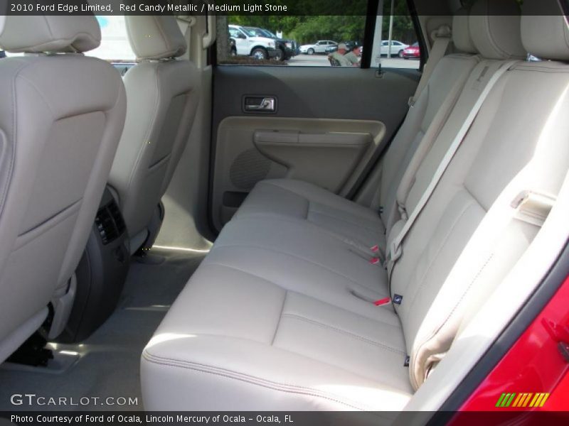Red Candy Metallic / Medium Light Stone 2010 Ford Edge Limited