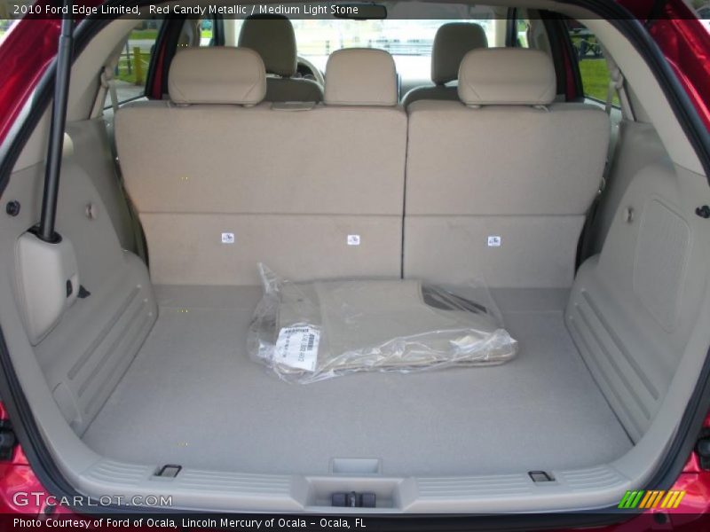Red Candy Metallic / Medium Light Stone 2010 Ford Edge Limited